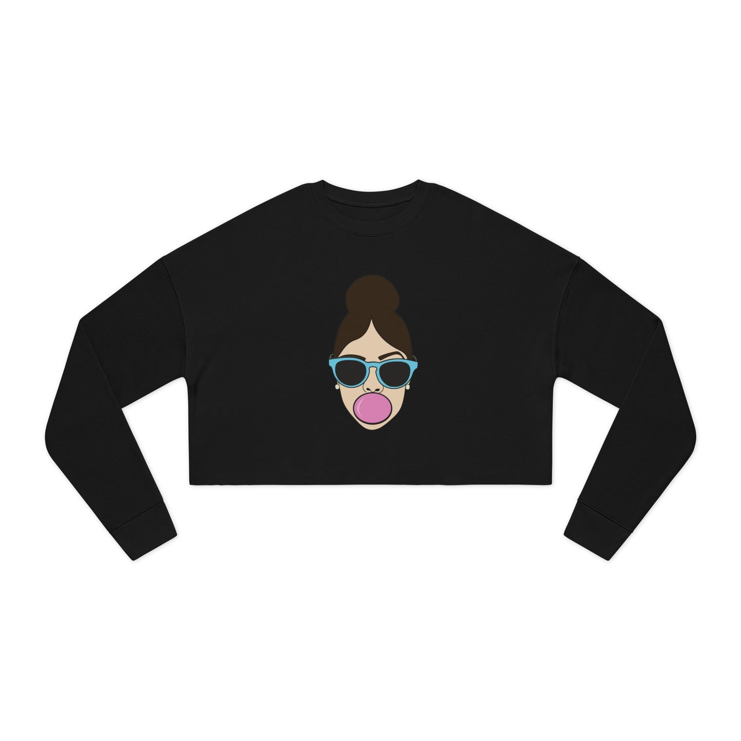 Bubble Gum Women's Cropped Sweatshirt