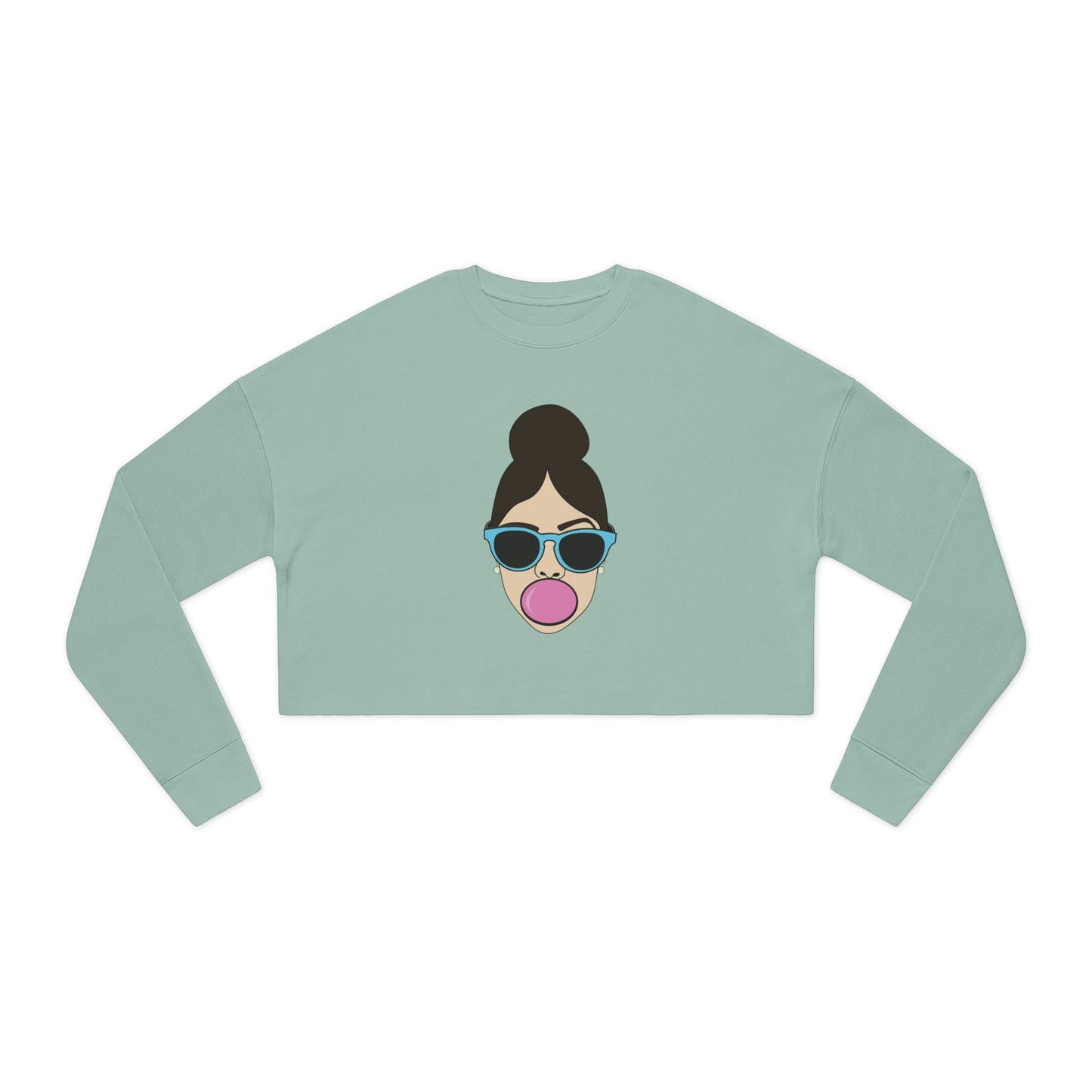 Bubble Gum Women's Cropped Sweatshirt