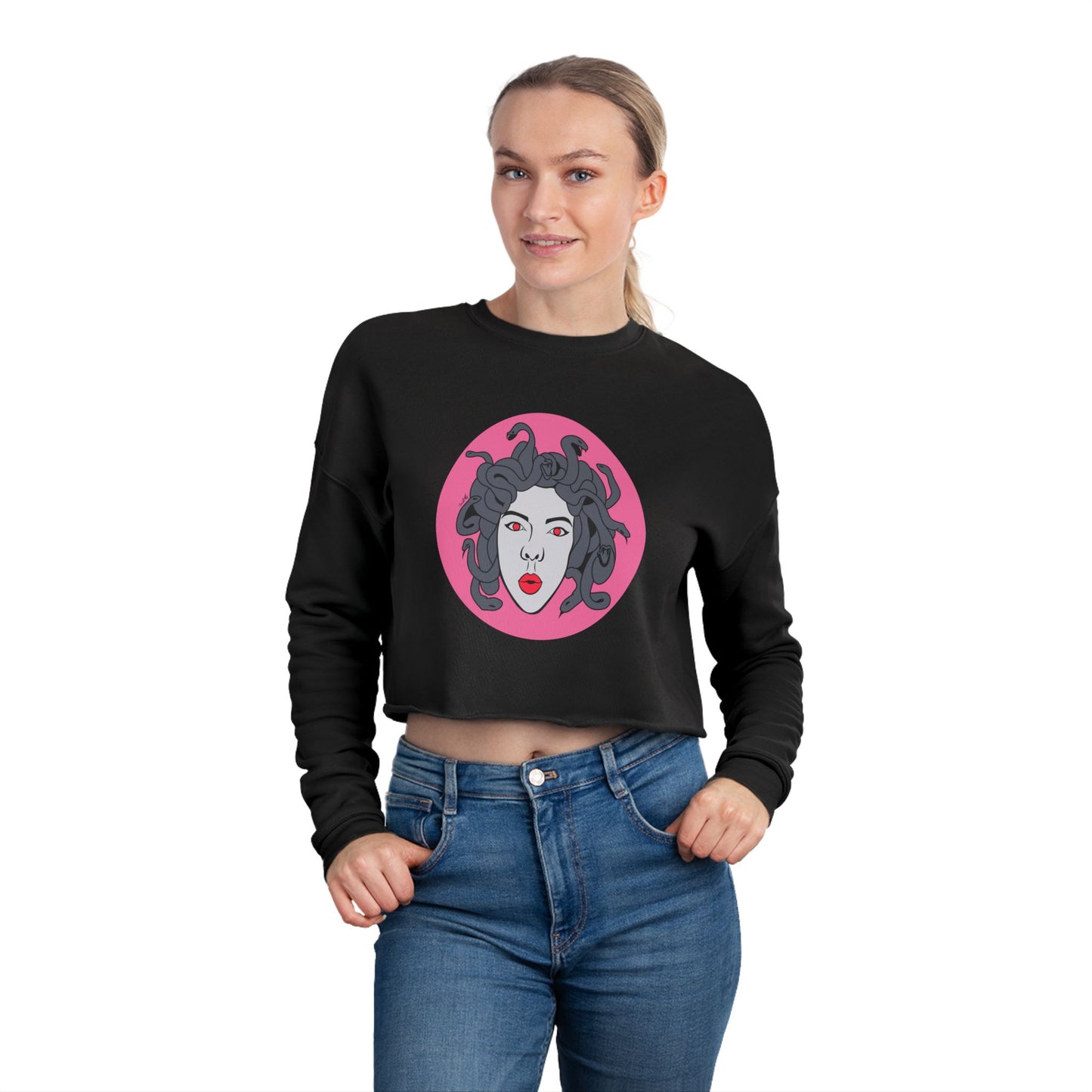 Medusa Cropped Sweatshirt