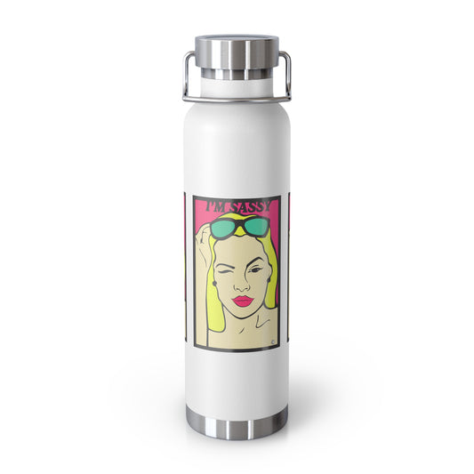 I"m Sassy Copper Vacuum Insulated Bottle, 22oz