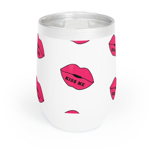 Kiss Me Chill Wine Tumbler