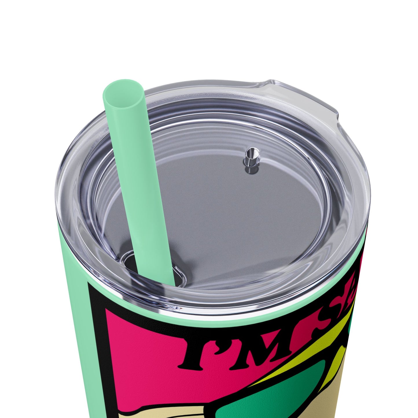 I'm Sassy Skinny Tumbler with Straw, 20oz