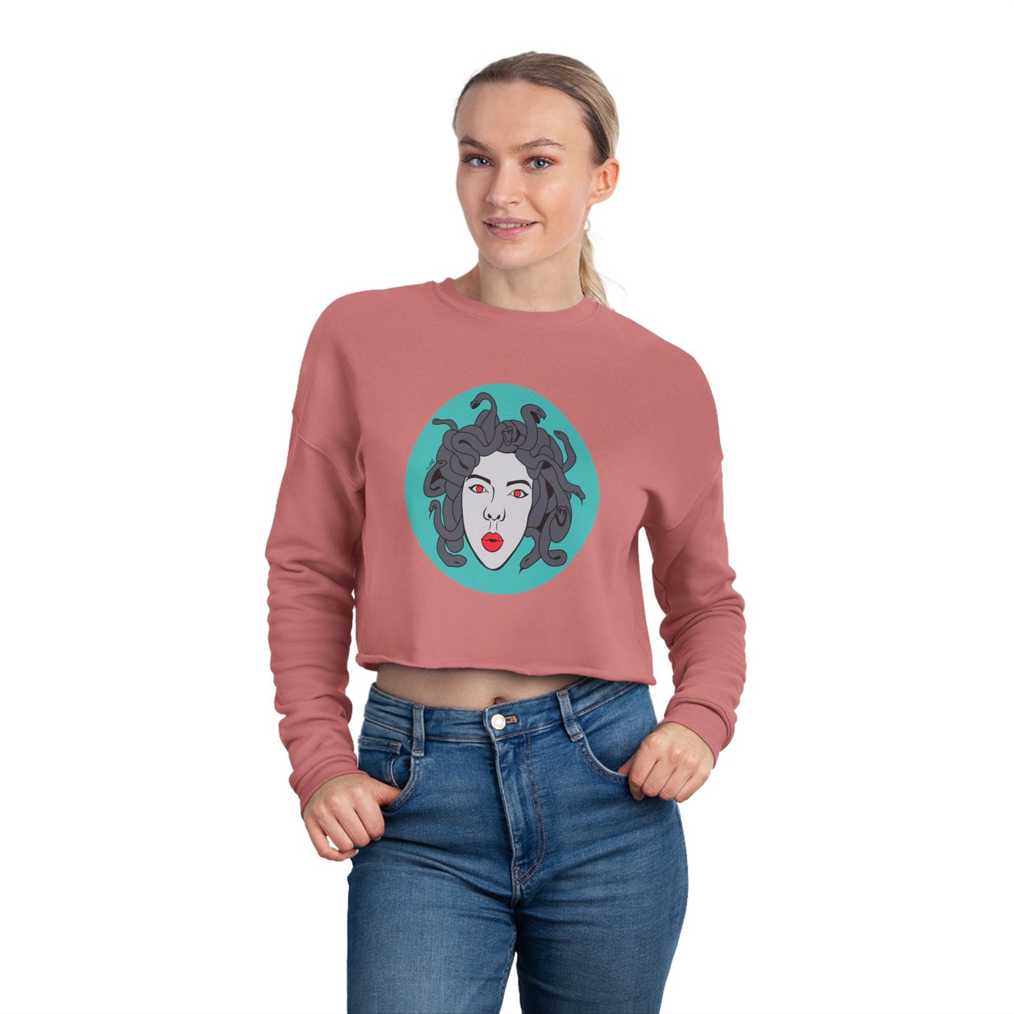 Medusa Women's Cropped Sweatshirt