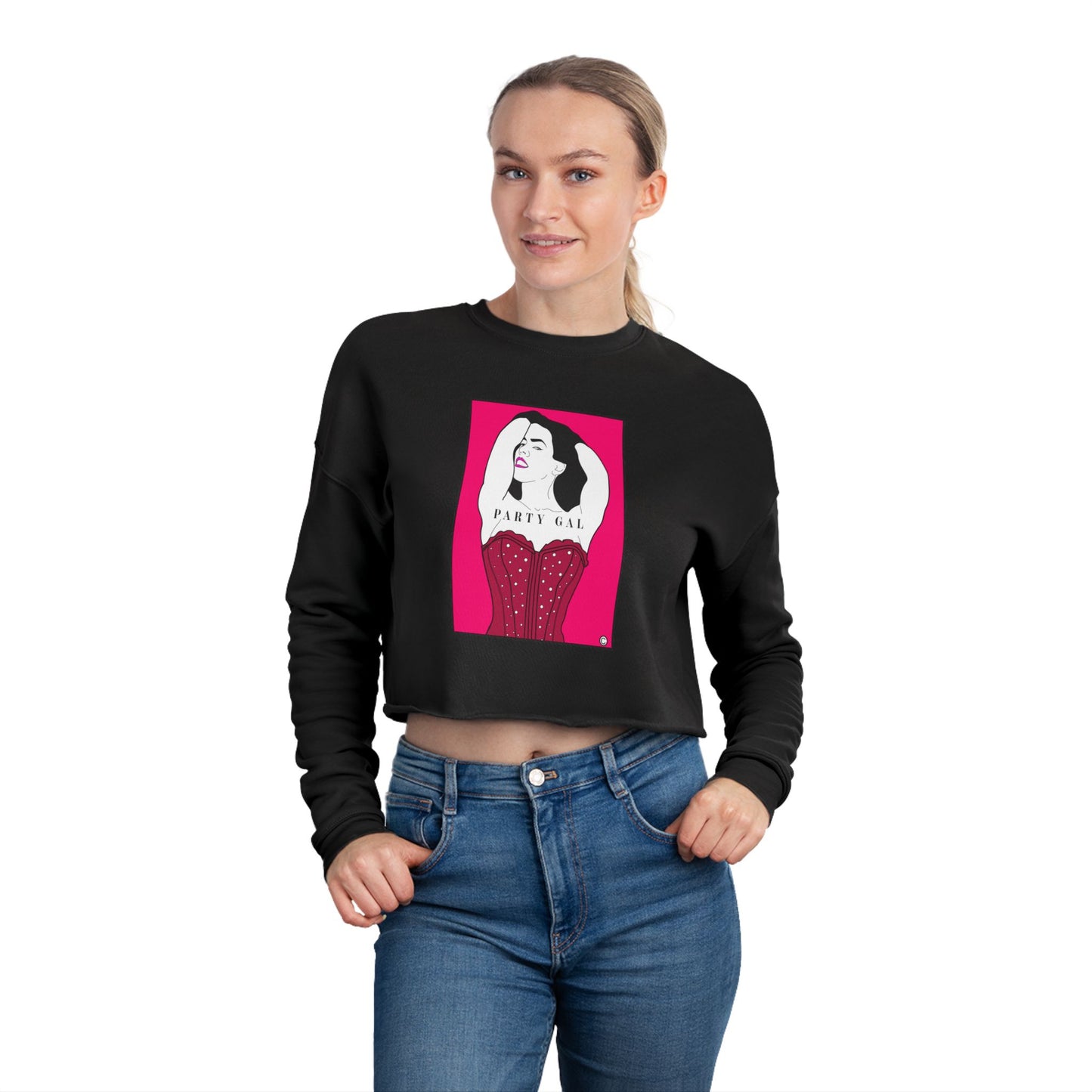 Party Gal Women's Cropped Sweatshirt