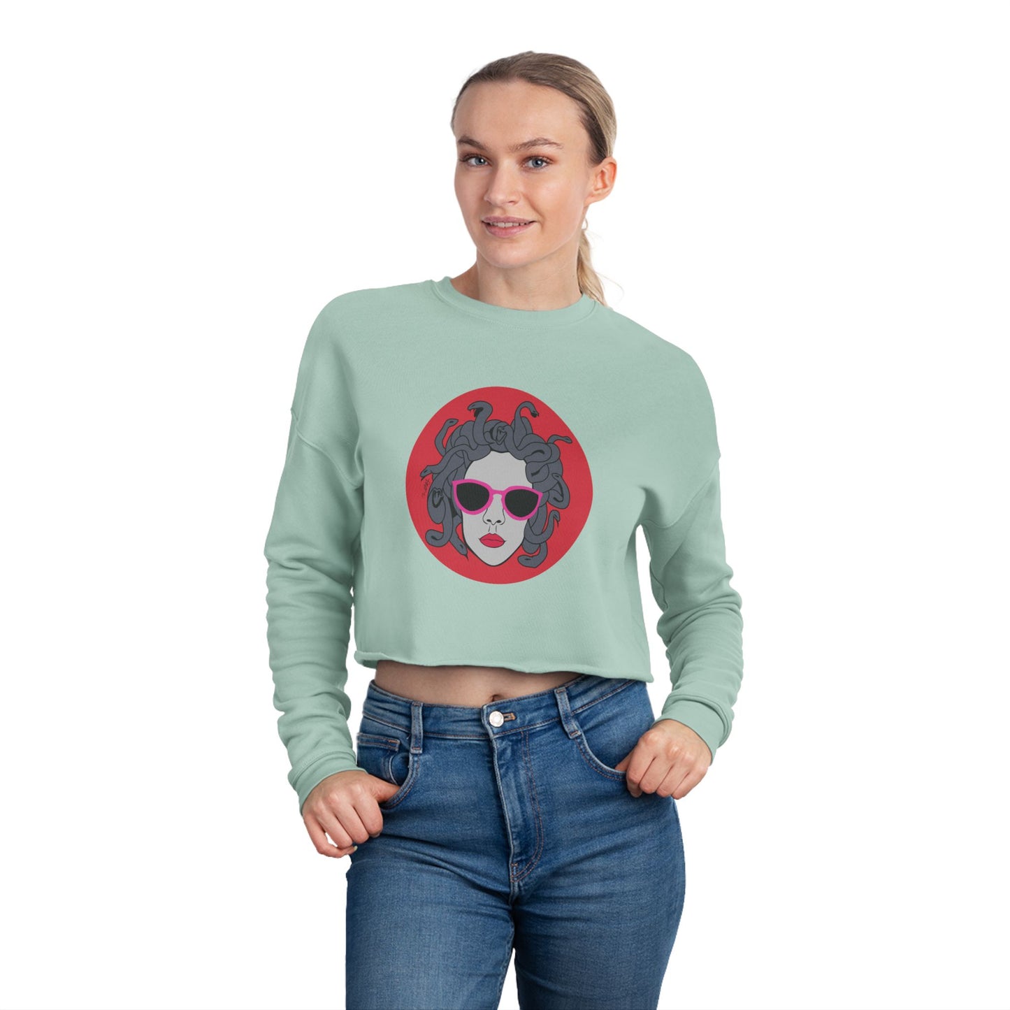 Medusa Women's Cropped Sweatshirt