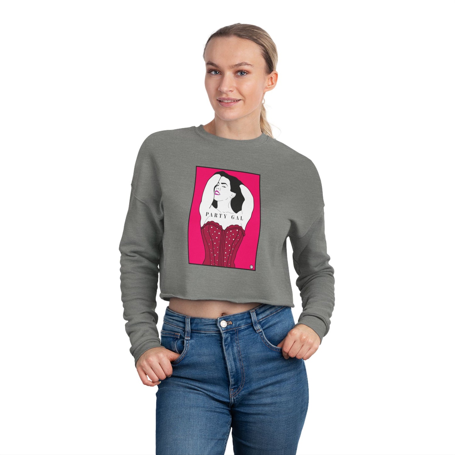 Party Gal Women's Cropped Sweatshirt