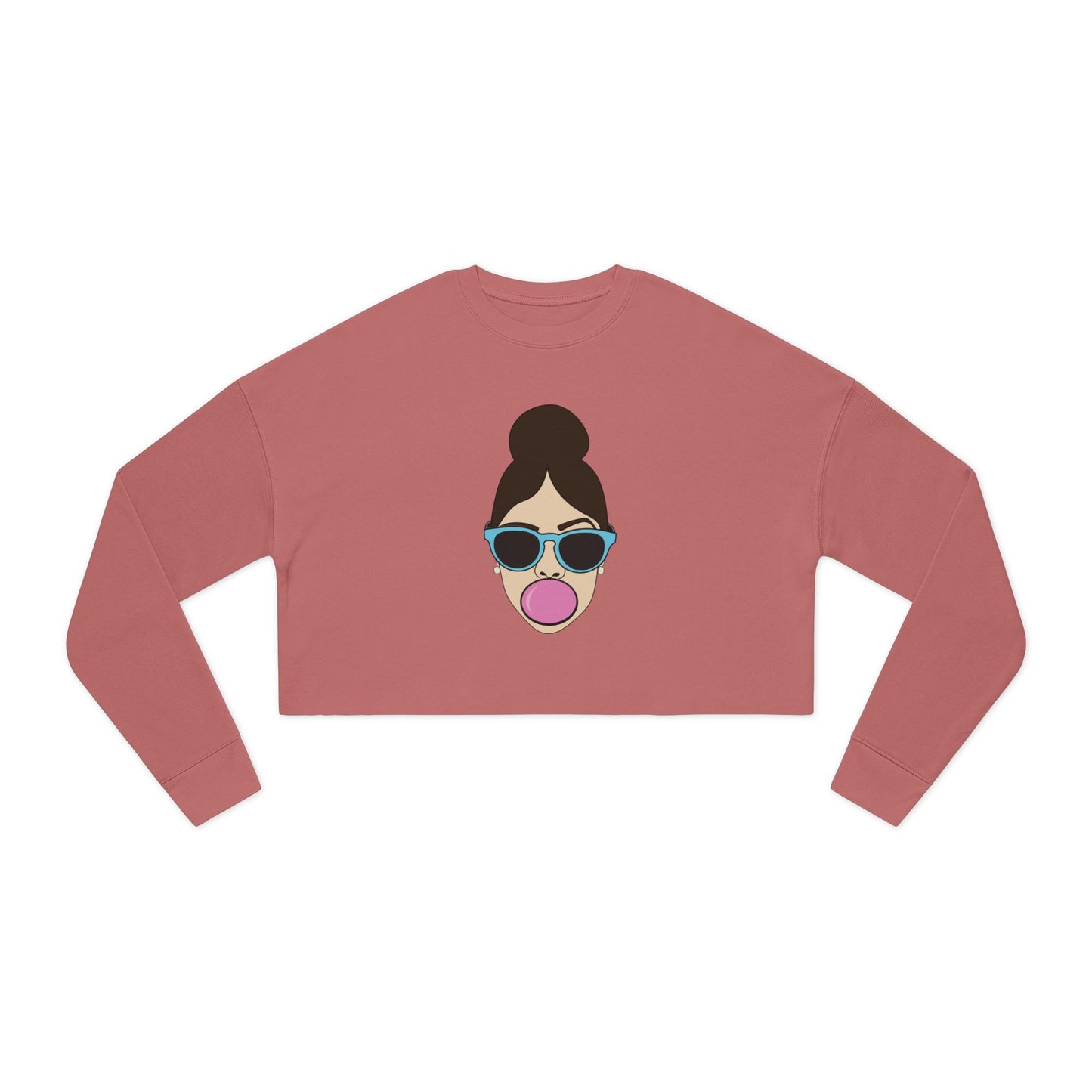 Bubble Gum Women's Cropped Sweatshirt