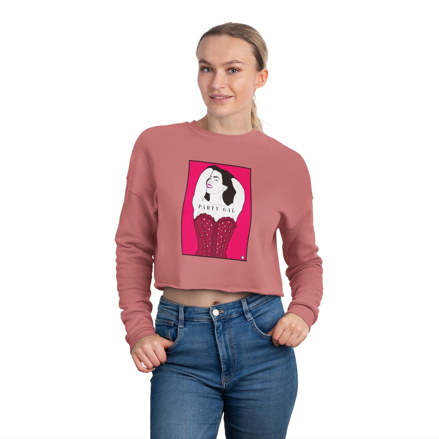 Party Gal Women's Cropped Sweatshirt