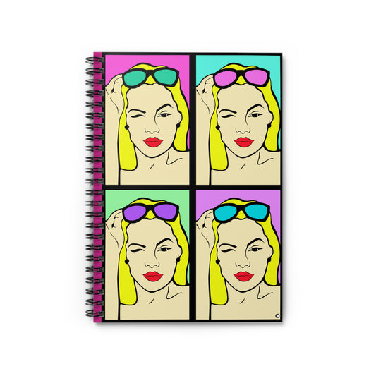 Bubble Gum Spiral Notebook - Ruled Line