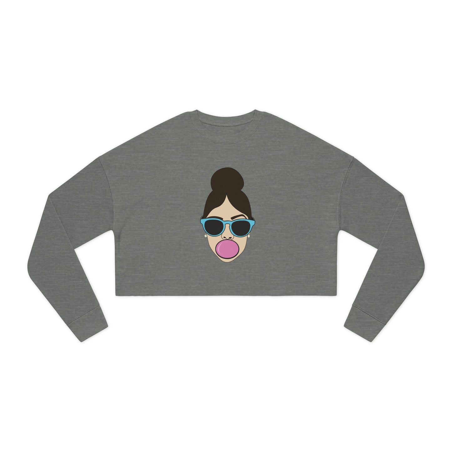 Bubble Gum Women's Cropped Sweatshirt