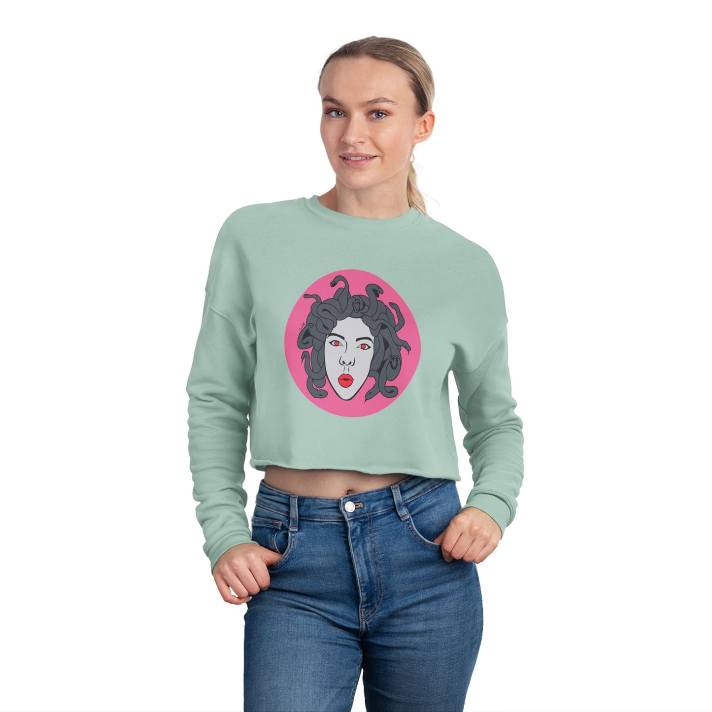 Medusa Cropped Sweatshirt