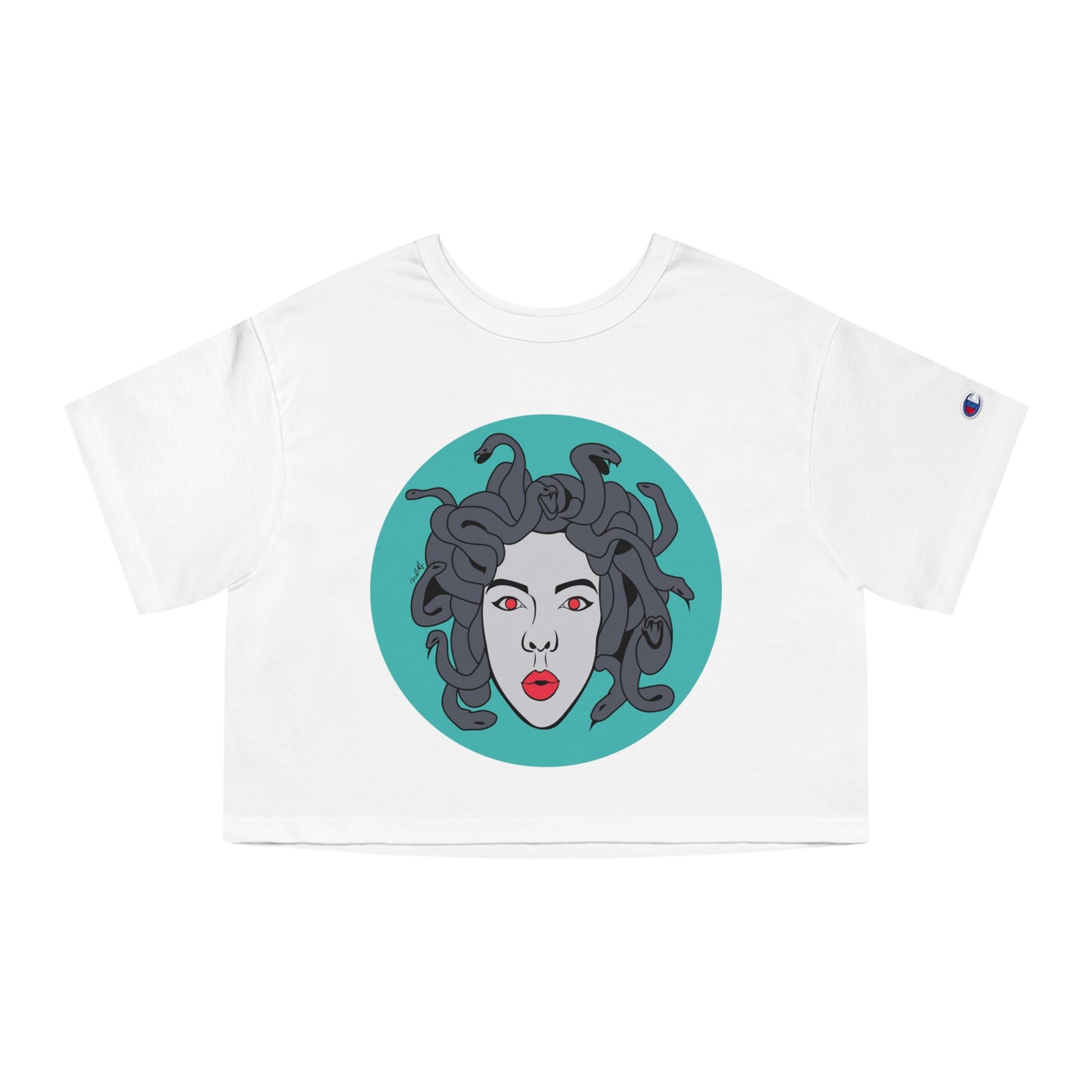 Medusa Graphic Cropped T