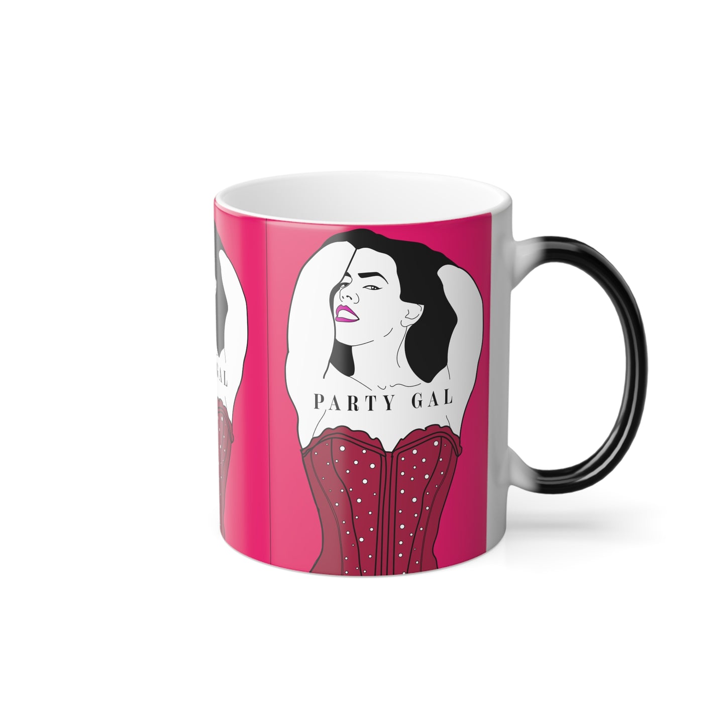 Party Gal Color Morphing Mug, 11oz