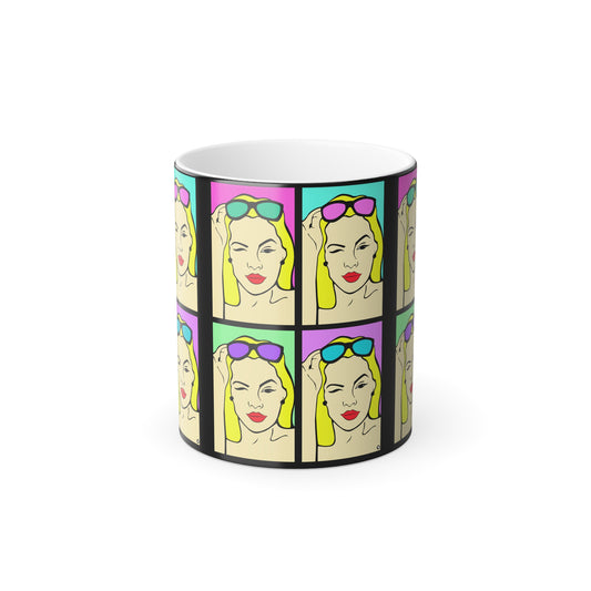 Pop Gal Color Morphing Mug, 11oz