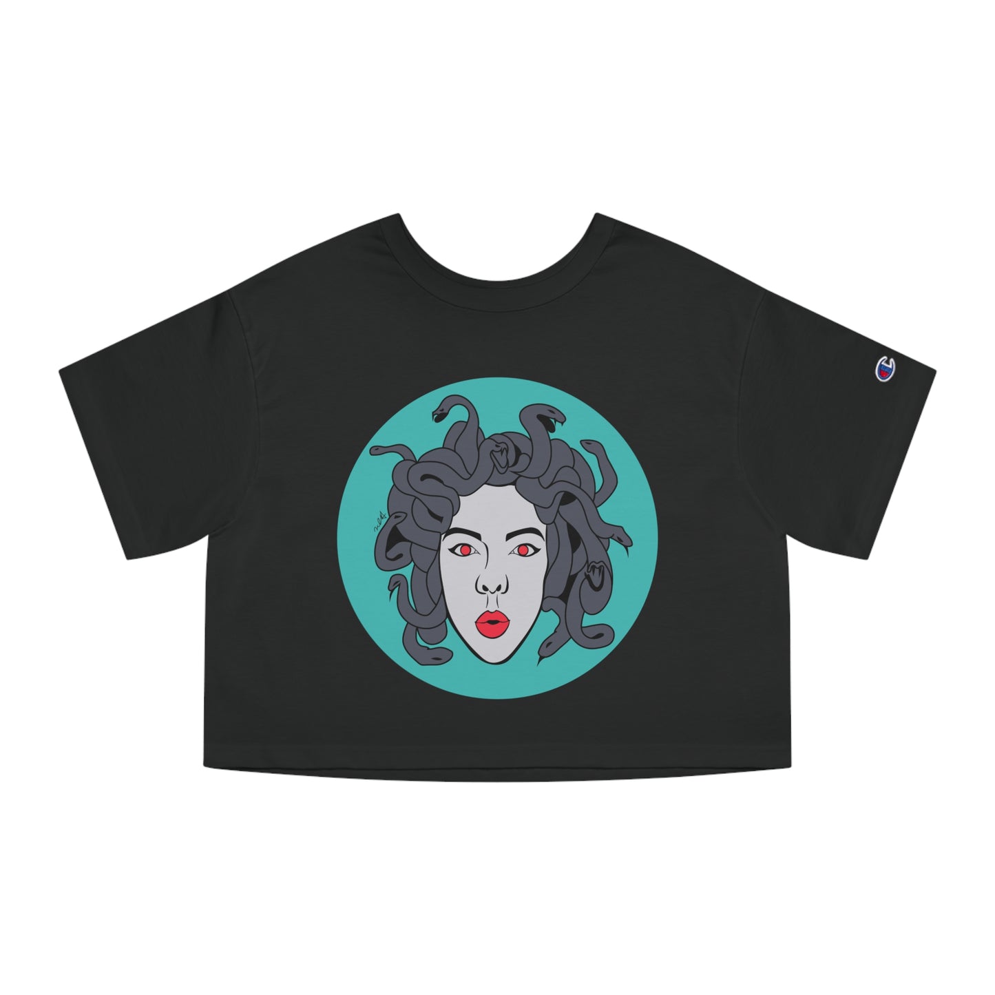 Medusa Graphic Cropped T