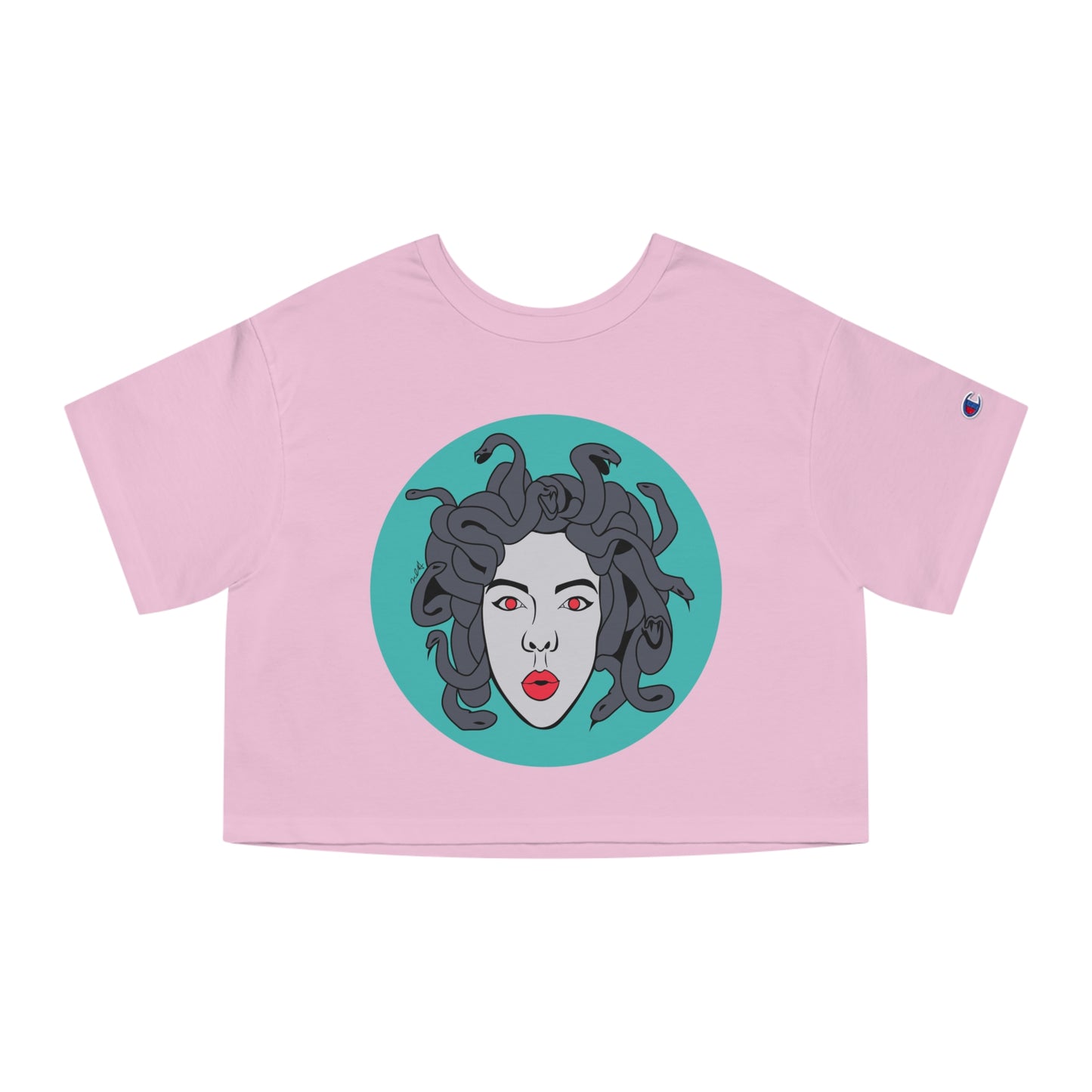 Medusa Graphic Cropped T