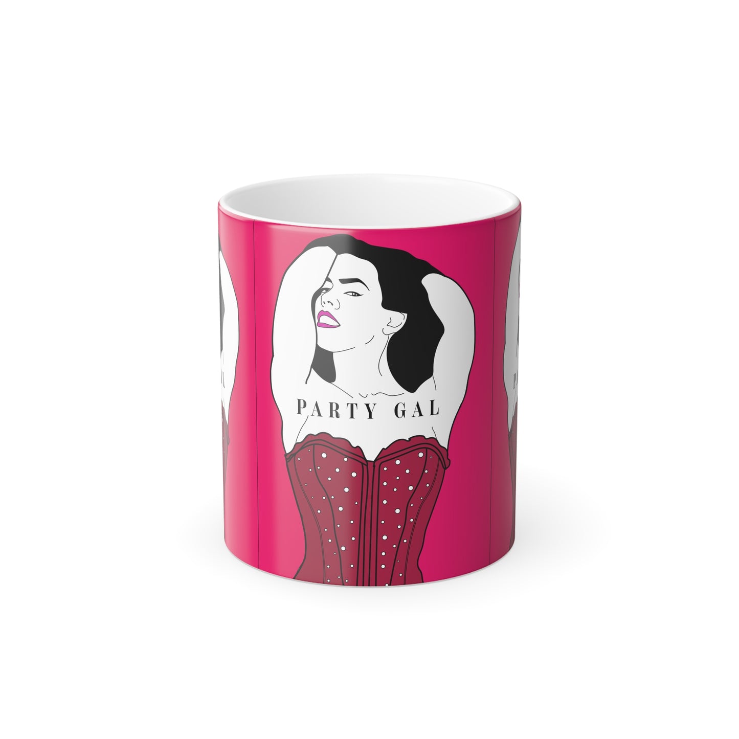 Party Gal Color Morphing Mug, 11oz