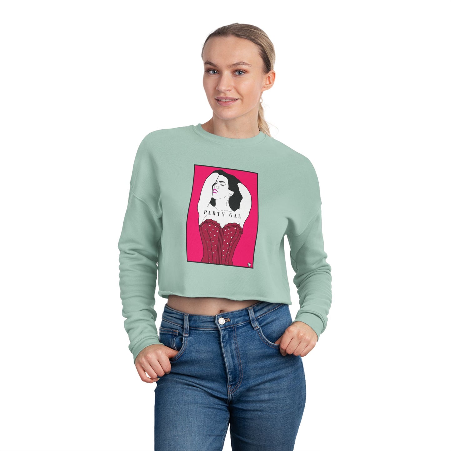 Party Gal Women's Cropped Sweatshirt