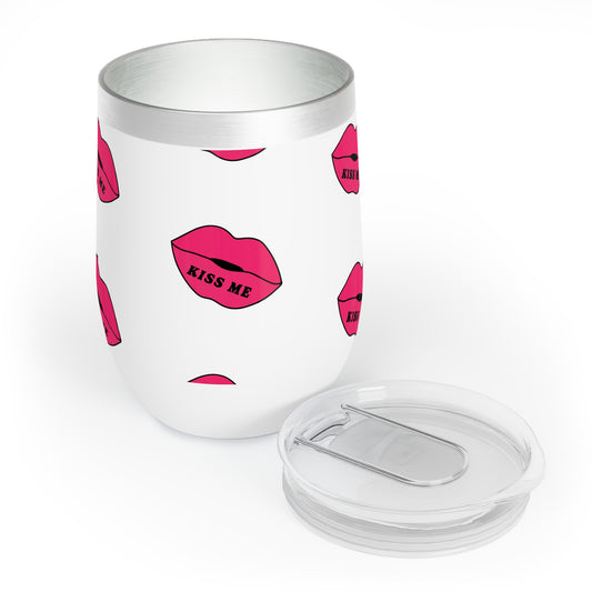 Kiss Me Chill Wine Tumbler